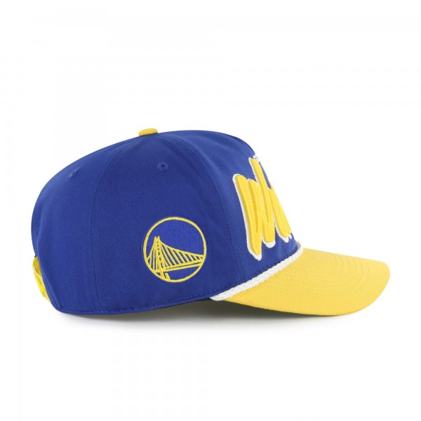 Бейсболка Golden State Warriors 47 Royal/Gold Dropshadow Rope Hitch