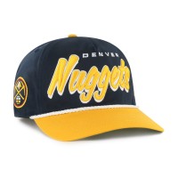 Бейсболка Denver Nuggets 47 Navy/Gold Dropshadow Rope Hitch