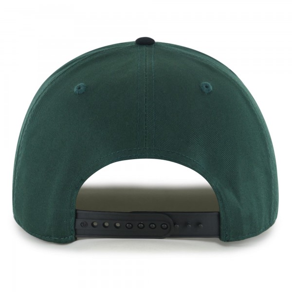 Бейсболка Milwaukee Bucks 47 Hunter Green/Black Dropshadow Rope Hitch