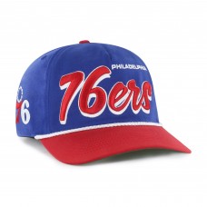 Бейсболка Philadelphia 76ers 47 Royal/Red Dropshadow Rope Hitch