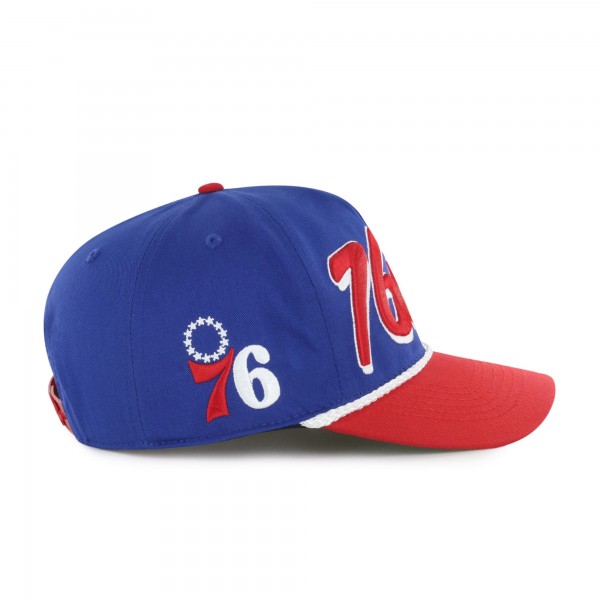 Бейсболка Philadelphia 76ers 47 Royal/Red Dropshadow Rope Hitch