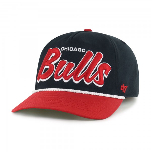 Бейсболка Chicago Bulls 47 Black/Red Dropshadow Rope Hitch
