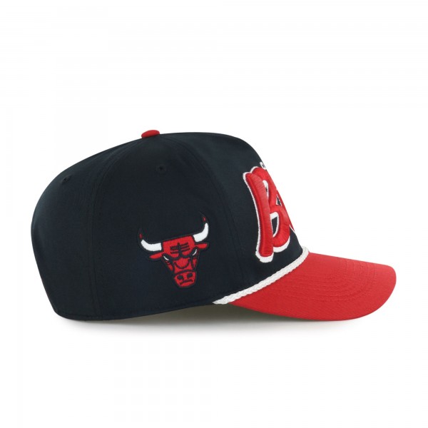 Бейсболка Chicago Bulls 47 Black/Red Dropshadow Rope Hitch
