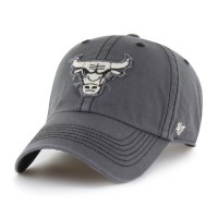 Бейсболка Chicago Bulls 47 Charcoal Scupper Rough Edge Applique