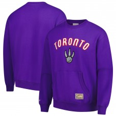 Toronto Raptors Mitchell & Ness Purple Nights Pullover Sweatshirt