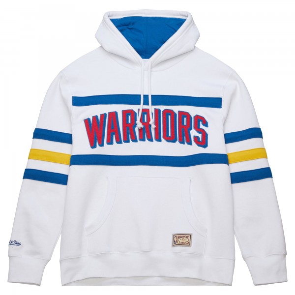 Толстовка Golden State Warriors Mitchell & Ness Hardwood Classics Nights Head Coach - White