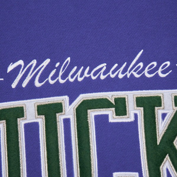 Кофта Milwaukee Bucks Mitchell & Ness Hardwood Classics There & Back 2.0 Vintage - Purple