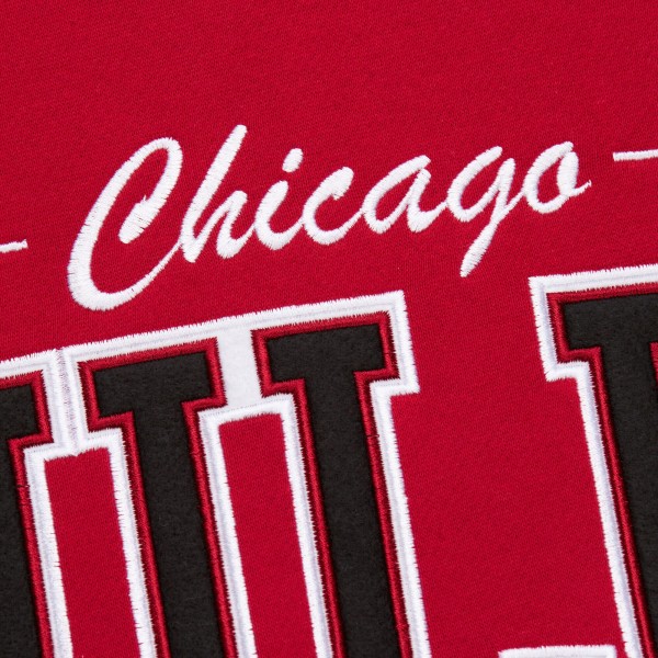 Кофта Chicago Bulls Mitchell & Ness Red Hardwood Classics There & Back 2.0 Vintage