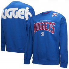 Кофта Denver Nuggets Mitchell & Ness Royal Hardwood Classics There & Back 2.0 Vintage