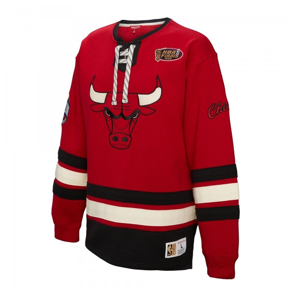 Кофта Chicago Bulls Mitchell & Ness Red Hardwood Classics Heritage Lace-Up