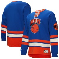 Кофта New York Knicks Mitchell & Ness Hardwood Classics Heritage Lace-Up - Blue