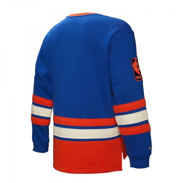 Кофта New York Knicks Mitchell & Ness Hardwood Classics Heritage Lace-Up - Blue