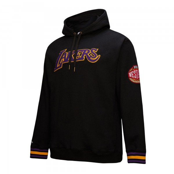 Толстовка Los Angeles Lakers Mitchell & Ness Chainstitch Applique Vintage Heavyweight - Black
