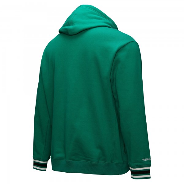 Толстовка Boston Celtics Mitchell & Ness Chainstitch Applique Vintage Heavyweight - Kelly Green