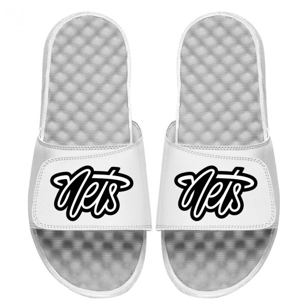 Brooklyn Nets ISlide Unisex Alternate Logo Slide Sandals