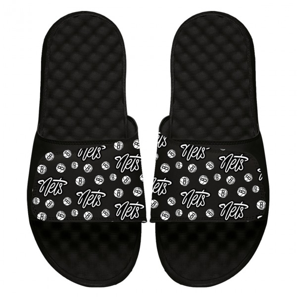 Brooklyn Nets ISlide Unisex Pattern Slide Sandals