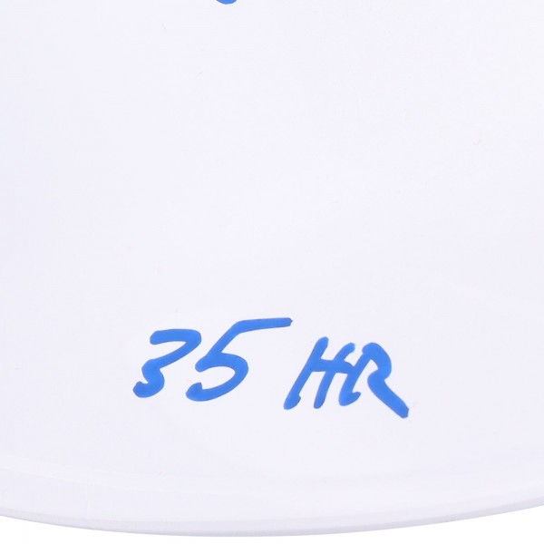 Mike Piazza Los Angeles Dodgers Autographed Fanatics Authentic White Batting Helmet with Rookie of the Year Stats Inscriptions - Limited Edition of 12