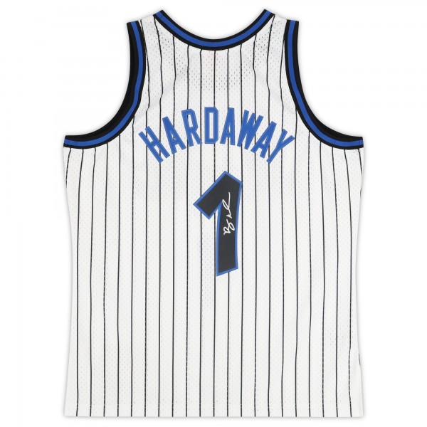 Игровая джерси Penny Hardaway Orlando Magic Autographed Fanatics Authentic Mitchell & Ness White 1993-94 Swingman