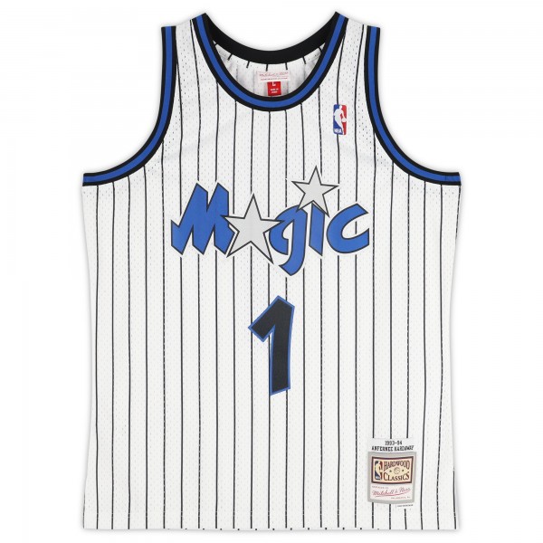 Игровая джерси Penny Hardaway Orlando Magic Autographed Fanatics Authentic Mitchell & Ness White 1993-94 Swingman