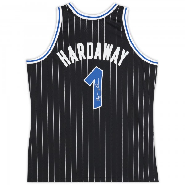 Игровая джерси Penny Hardaway Orlando Magic Autographed Fanatics Authentic Mitchell & Ness Black 1994-95 Authentic