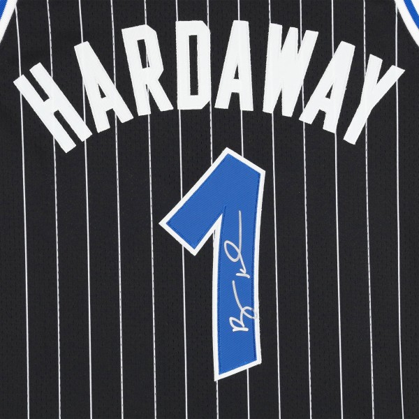 Игровая джерси Penny Hardaway Orlando Magic Autographed Fanatics Authentic Mitchell & Ness Black 1994-95 Authentic