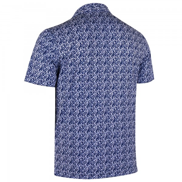 New York Yankees Navy 4K Tri-Blend Polo