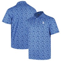 Los Angeles Dodgers Royal 4K Tri-Blend Polo