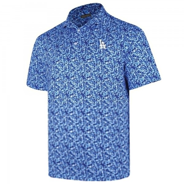 Los Angeles Dodgers Royal 4K Tri-Blend Polo