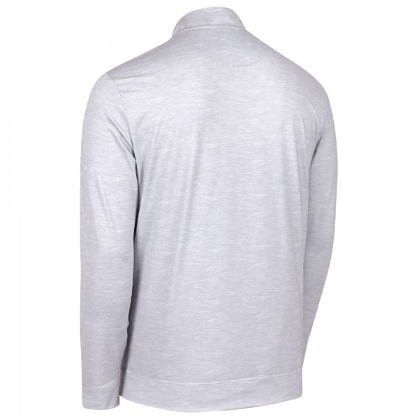 Los Angeles Dodgers Gray Sublime Tri-Blend Quarter-Zip Jacket