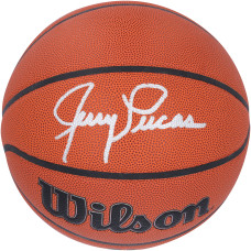 Мяч с автографом Jerry Lucas New York Knicks Fanatics Authentic Wilson Authentic Series Indoor/Outdoor