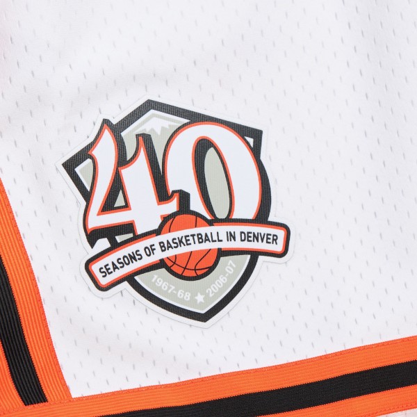 Шорты Denver Nuggets Mitchell & Ness White 2006/07 Replica