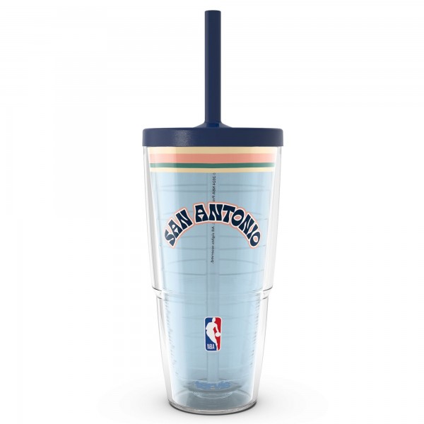 San Antonio Spurs Tervis 2024/25 City Edition 24oz. Classic Tumbler with Straw