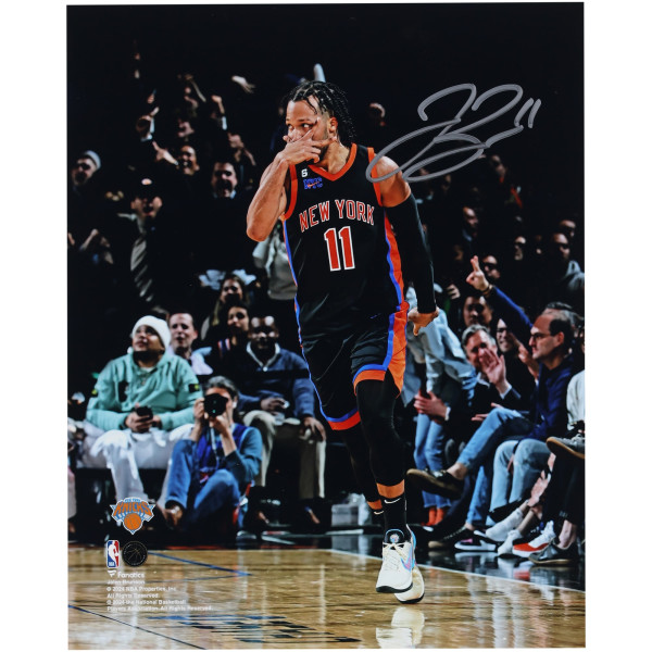 Фото с автографом Jalen Brunson New York Knicks Fanatics Authentic 8 x 10 Celebration