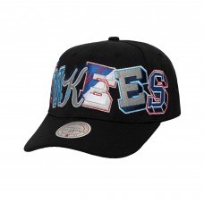 New York Yankees Mitchell & Ness Black Hyper Type Pro Crown Snapback Hat