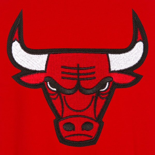 Chicago Bulls JH Design Red Reversible Varsity Full-Snap Jacket