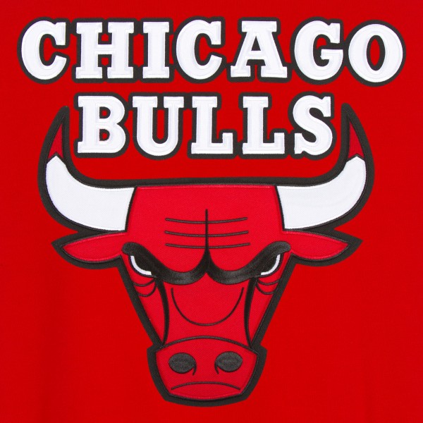 Chicago Bulls JH Design Red Reversible Varsity Full-Snap Jacket