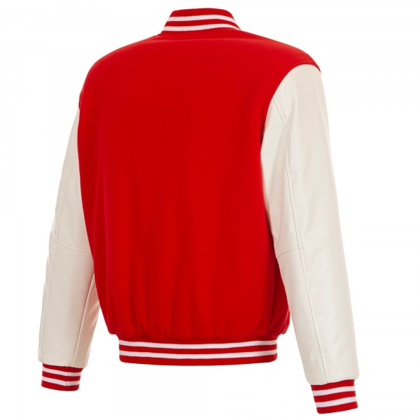Бомбер Atlanta Hawks JH Design Reversible Varsity - Red
