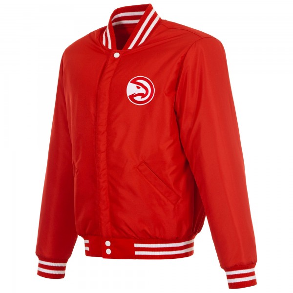 Бомбер Atlanta Hawks JH Design Reversible Varsity - Red