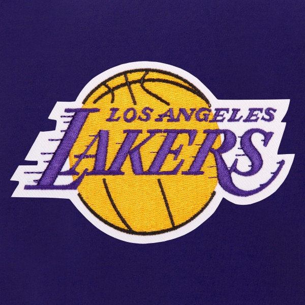Бомбер Los Angeles Lakers JH Design Reversible Varsity - Purple