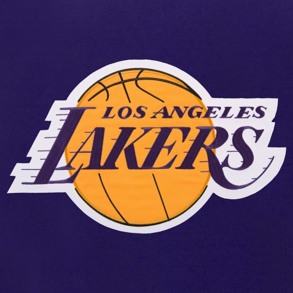 Бомбер Los Angeles Lakers JH Design Reversible Varsity - Purple