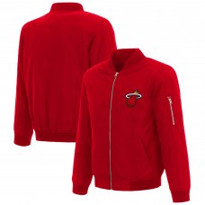 Куртка Miami Heat JH Design Red Nylon Bomber