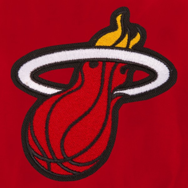 Куртка Miami Heat JH Design Red Nylon Bomber