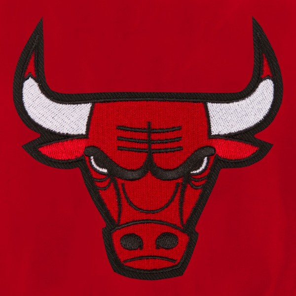 Кофта на молнии Chicago Bulls JH Design Nylon Bomber - Red