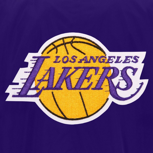 Кофта на молнии Los Angeles Lakers JH Design Nylon Bomber - Purple