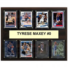 Philadelphia 76ers Tyrese Maxey 12 x 15 Trading Card Plaque