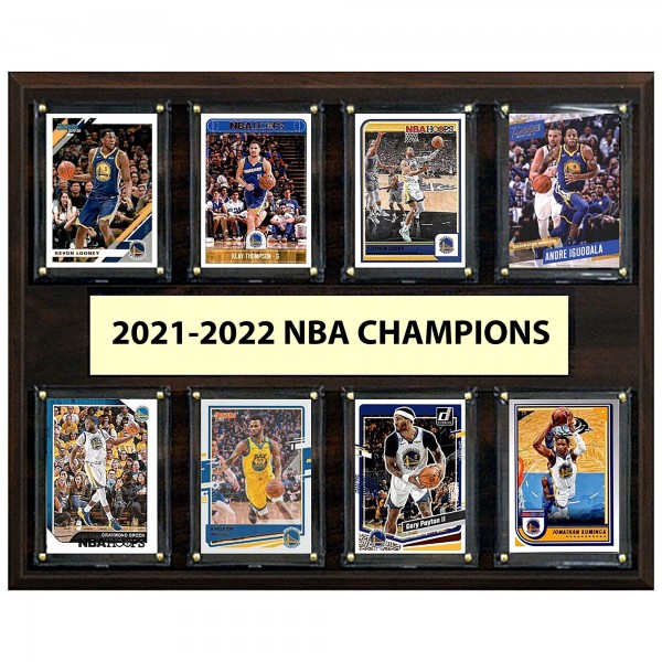 Golden State Warriors 12 x 15 Trading Card Plaque