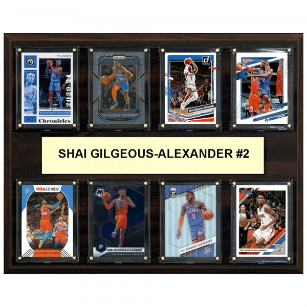 Плакат Oklahoma City Thunder Shai Gilgeous-Alexander 12 x 15 Trading Card