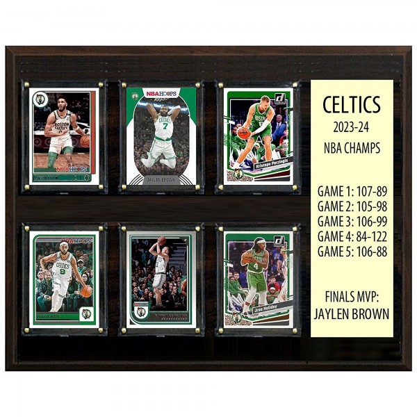 Boston Celtics 12 x 15 Trading Card Plaque