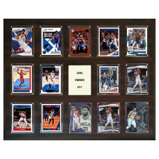 Карточка Philadelphia 76ers Joel Embiid 15 x 18 Trading Plaque