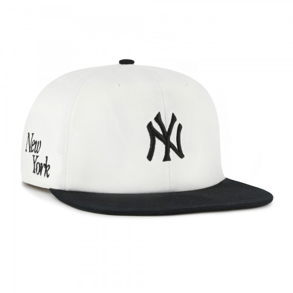 New York Yankees 47 White/Black Foundation Captain Snapback Hat